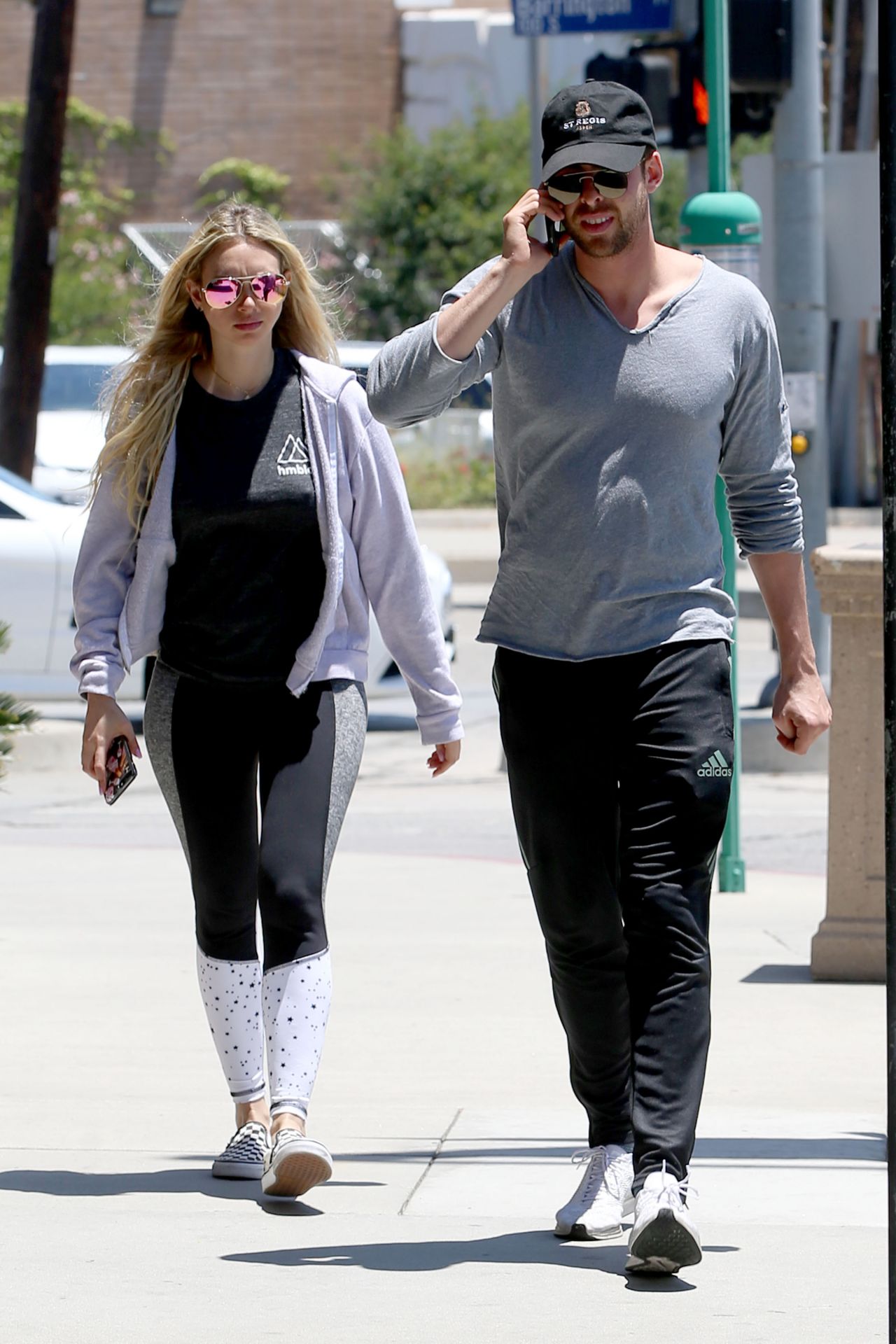 Corinne Olympios and Jordan Gielchinsky - Out for Lunch in Los Angeles ...