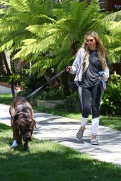 Corinne Olympios - Walks Her Dog in LA 06/17/2017