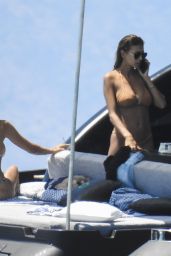 Cristina Buccino in Bikini - Relaxing on a Yacht in Formentera, Spain 06/18/2017