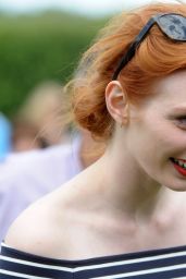 Eleanor Tomlinson at the Adlestrop Open Day and Fun Dog Show in Gloucestershire, UK 06/11/2017