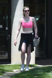 Elle Fanning at the Gym in Los Angeles 06/17/2017