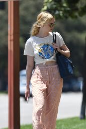 Elle Fanning - Running Errands in Los Angeles 06/26/2017