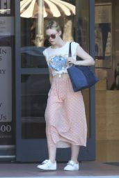 Elle Fanning - Running Errands in Los Angeles 06/26/2017