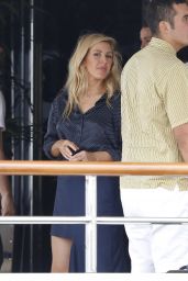 Ellie Goulding - Party on Board a Yacht in Cannes 06/21/2017