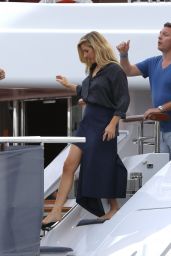 Ellie Goulding - Party on Board a Yacht in Cannes 06/21/2017