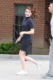 Emma Roberts - "Little Italy" Filming in Toronto, Canada 06/14/2017