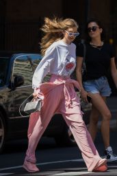 Gigi Hadid in Casual Attire - Out in NYC 06/11/2017