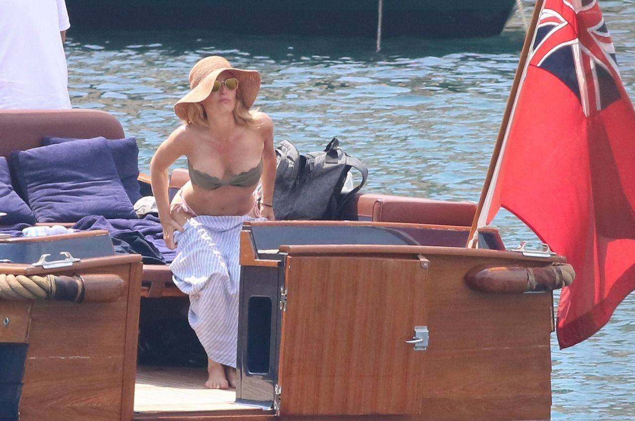 Gillian anderson in a bikini