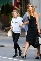 Heidi Klum With Her Daughter -  Shopping in Tribeca in NY 06/14/2017