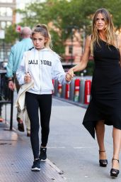 Heidi Klum With Her Daughter -  Shopping in Tribeca in NY 06/14/2017