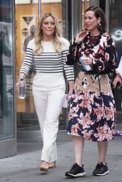 Hilary Duff and Miriam Shor - "Younger" Set at Times Square in New York 06/19/2017
