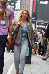 Hilary Duff at Good Morning America in NYC 06/19/2017 