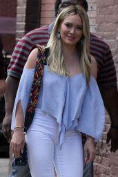 Hilary Duff at the "Younger" Set - Williamsburg Bridge in Brooklyn, NY 06/26/2017