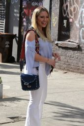 Hilary Duff at the "Younger" Set - Williamsburg Bridge in Brooklyn, NY 06/26/2017