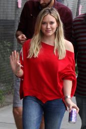 Hilary Duff at the "Younger" Set - Williamsburg Bridge in Brooklyn, NY 06/26/2017