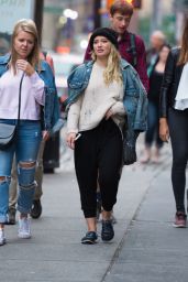Hilary Duff Street Style - Out in NYC 06/18/2017