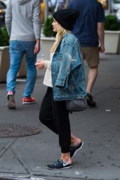 Hilary Duff Street Style - Out in NYC 06/18/2017