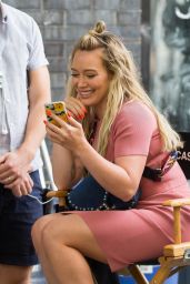 Hilary Duff - "Younger" Set in New York City 06/02/2017