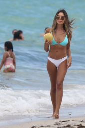 Jasmine Tosh in Bikini on the Beach in Miami 06/18/2017