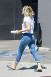Jennifer Lawrence in Ripped Jeans - Out in Los Angeles 06/25/2017