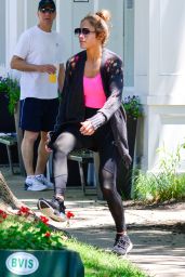 Jennifer Lopez and Alex Rodriguez - Leaving the Gym in the Hamptons 06/25/2017