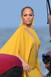 Jennifer Lopez - Shooting Video For Her Song "Ni Tu Ni Yo" in Florida 06/14/2017
