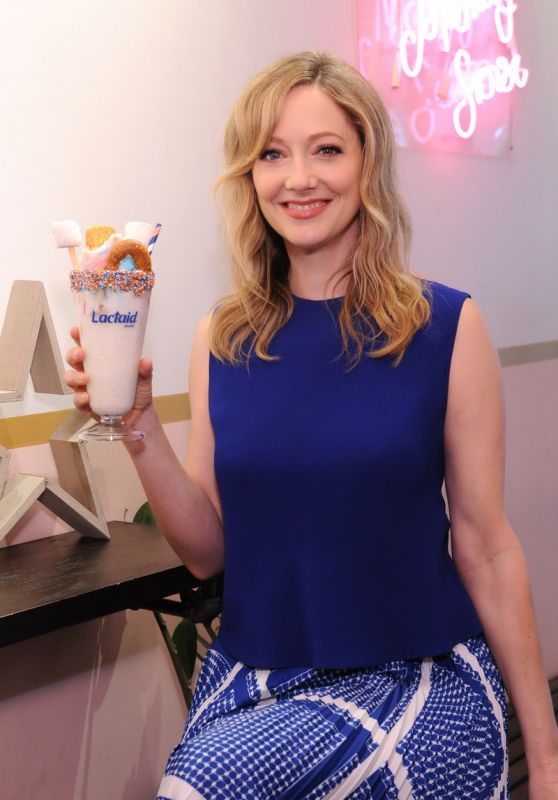 Judy Greer at New Territories for Lactaid, NYC 06/21/2017