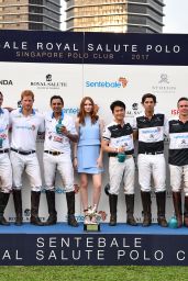 Karen Gillan – Sentebale Royal Salute Polo Cup in Singapore 06/05/2017