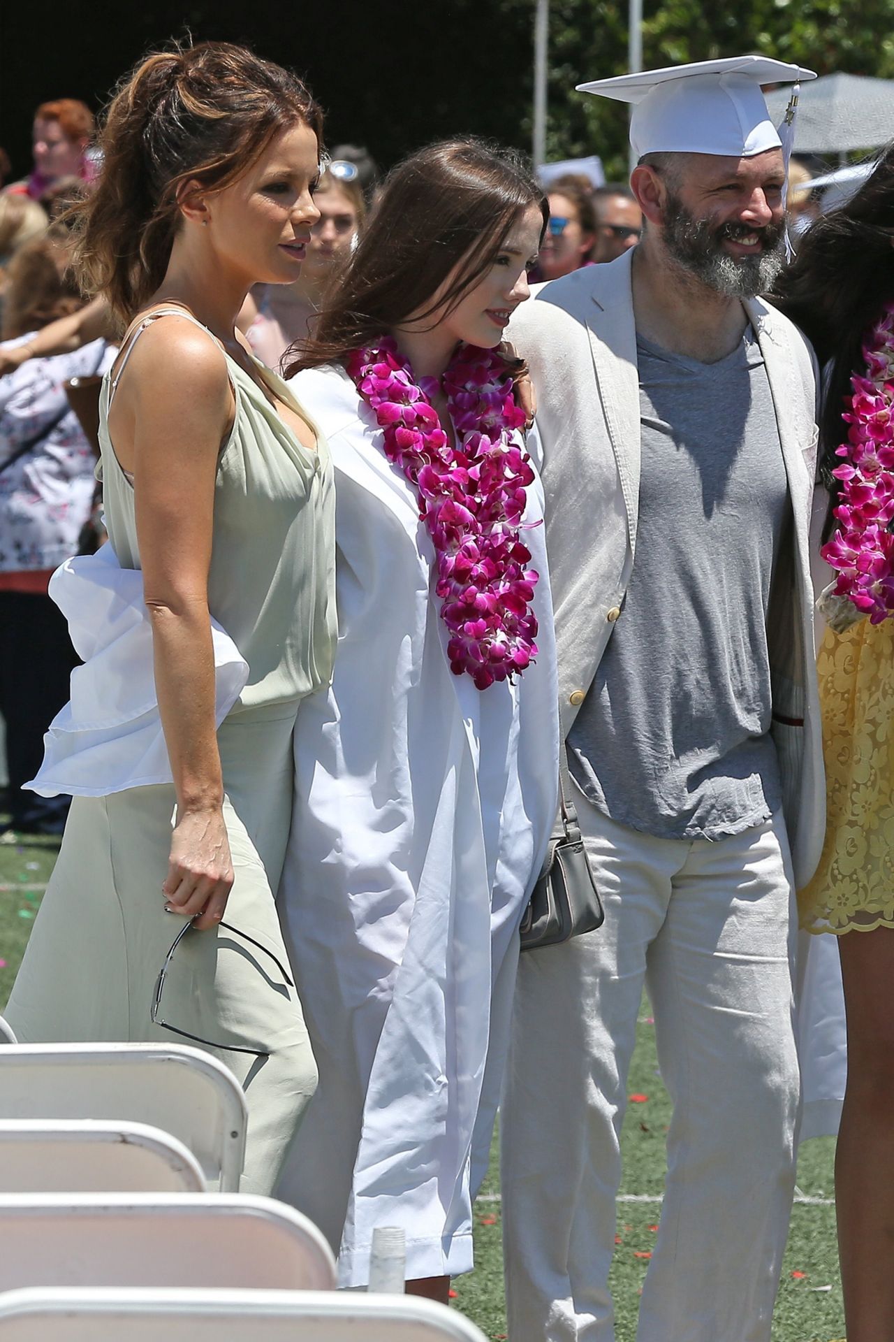 Kate Beckinsale at Her Daughters Lily Mo Sheen's Graduation in Studio ...