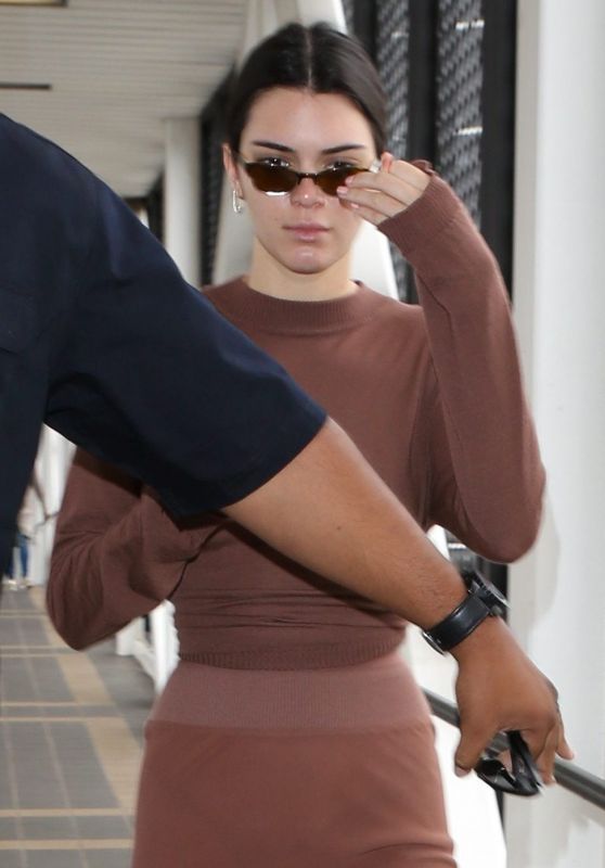 Kendall Jenner at LAX Airport in Los Anegeles 06/08/2017