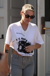 Kristen Stewart and Stella Maxwell - Leaving Gracias Madre Restaurant 06/28/2017