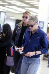 Kristen Stewart Travel Outfit - Orly Airport in Paris 06/14/2017