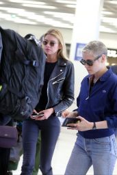 Kristen Stewart Travel Outfit - Orly Airport in Paris 06/14/2017