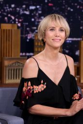 Kristen Wiig Appeared on Tonight Show Starring Jimmy Fallon in New York