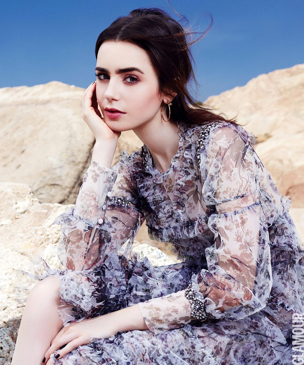 Lily Collins - Glamour Magazine Mexico July 2017 Cover and Photos