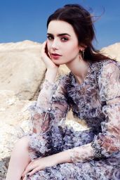 Lily Collins - Glamour Magazine Mexico July 2017 Cover and Photos