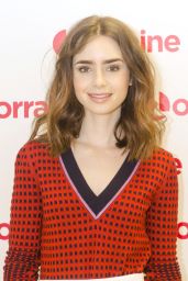Lily Collins - "Lorraine" TV Show in London 06/25/2017