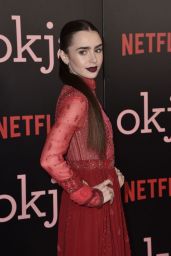 Lily Collins - "Okja"Movie Premiere in NYC 06/08/2017