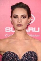 Lily James - "Baby Driver" Premiere in Los Angeles 06/14/2017