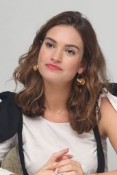 Lily James - "Baby Driver"Press Conference in Los Angeles 06/13/2017