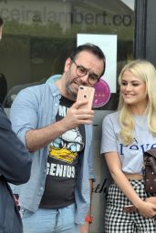 Lucy Fallon Cute Style - at Ceira Lamberts Hair Salon in Shankill Village, Dublin 06/17/2017