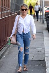 Lydia Bright in Ripped Jeans - Out in London 06/15/2017