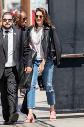 Mandy Moore Arrive to Appear on Jimmy Kimmel Live in Hollywood 06/09/2017