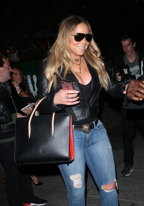 Mariah Carey Night Out - The Ivy Restaurant in Beverly Hills 06/06/2017