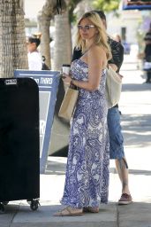 Natasha Henstridge - Grabs a Coffee Whilst Shopping in LA 06/14/2017