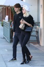 Nicola Peltz and Anwar Hadid Wear Matching Black Outfits - Beverly Hills 06/19/2017
