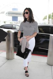 Olivia Munn in Casual Attire - LAX Airport in Los Angeles 06/04/2017