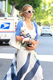 Paris Hilton in Maxi Skirt - Beverly Hills 06/26/2017