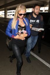 Paris Hilton With Her Boyfriend at the LAX Airport in Los Angeles 06/08/2017