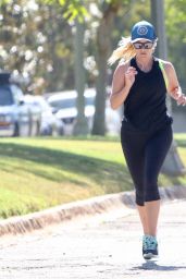 Reese Witherspoon - Jogging in Brentwood 06/15/2017
